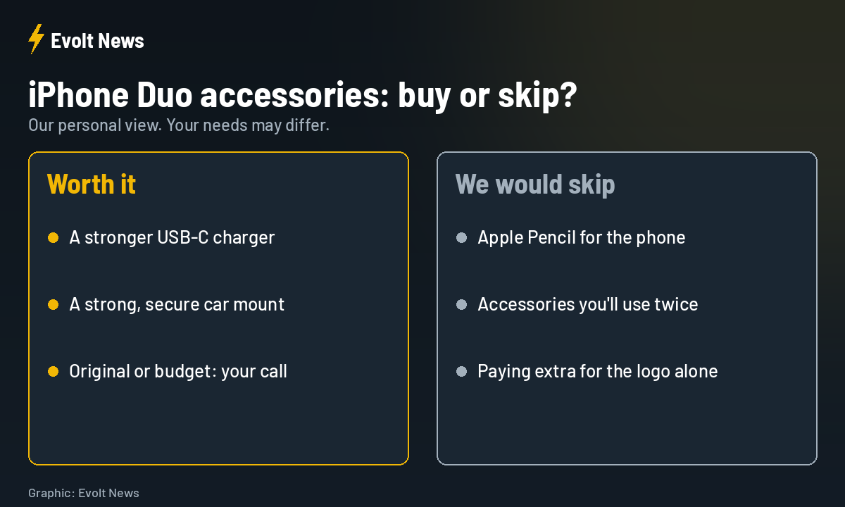 iPhone Duo accessories worth buying and ones to skip