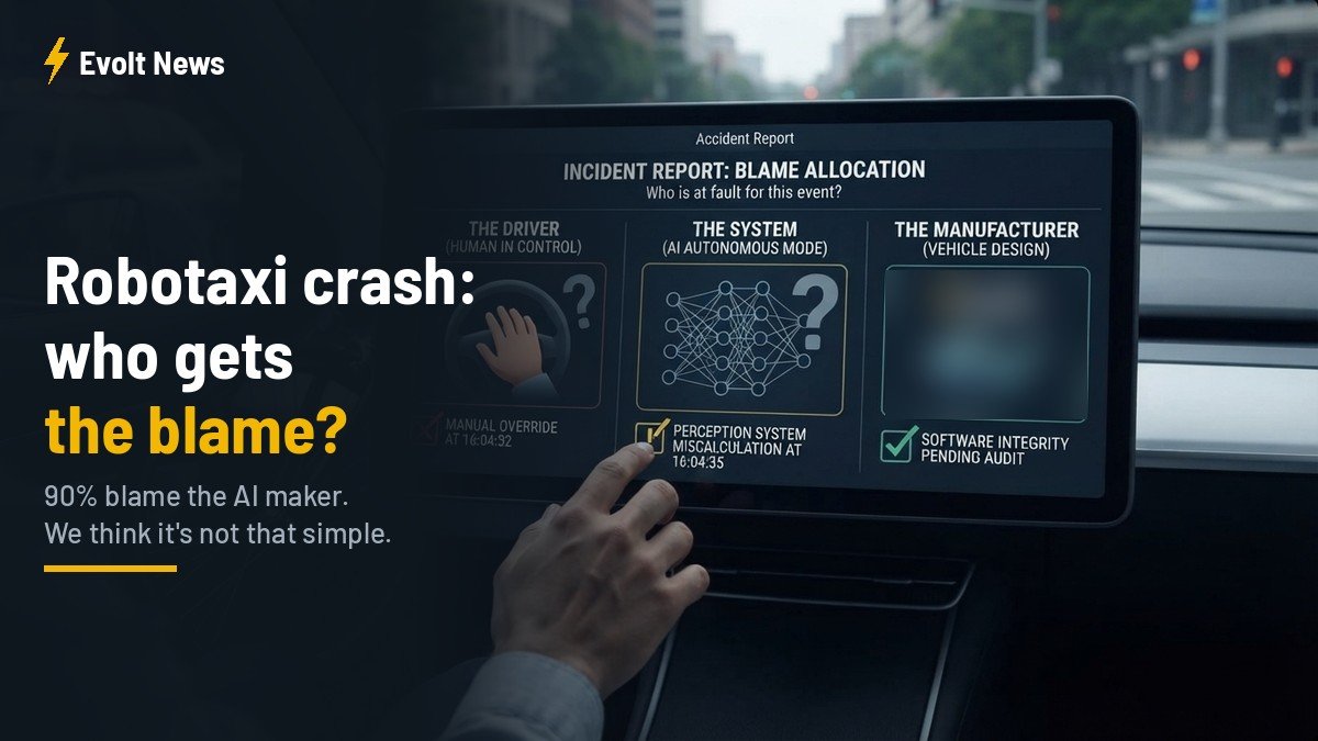 Self-Driving Car Crash: Who Is to Blame? 90% Say the AI Maker, We Say It’s Not That Simple