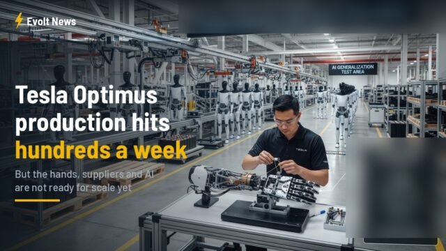 Tesla Optimus Production Hits Hundreds a Week, but Hands and AI Lag Behind